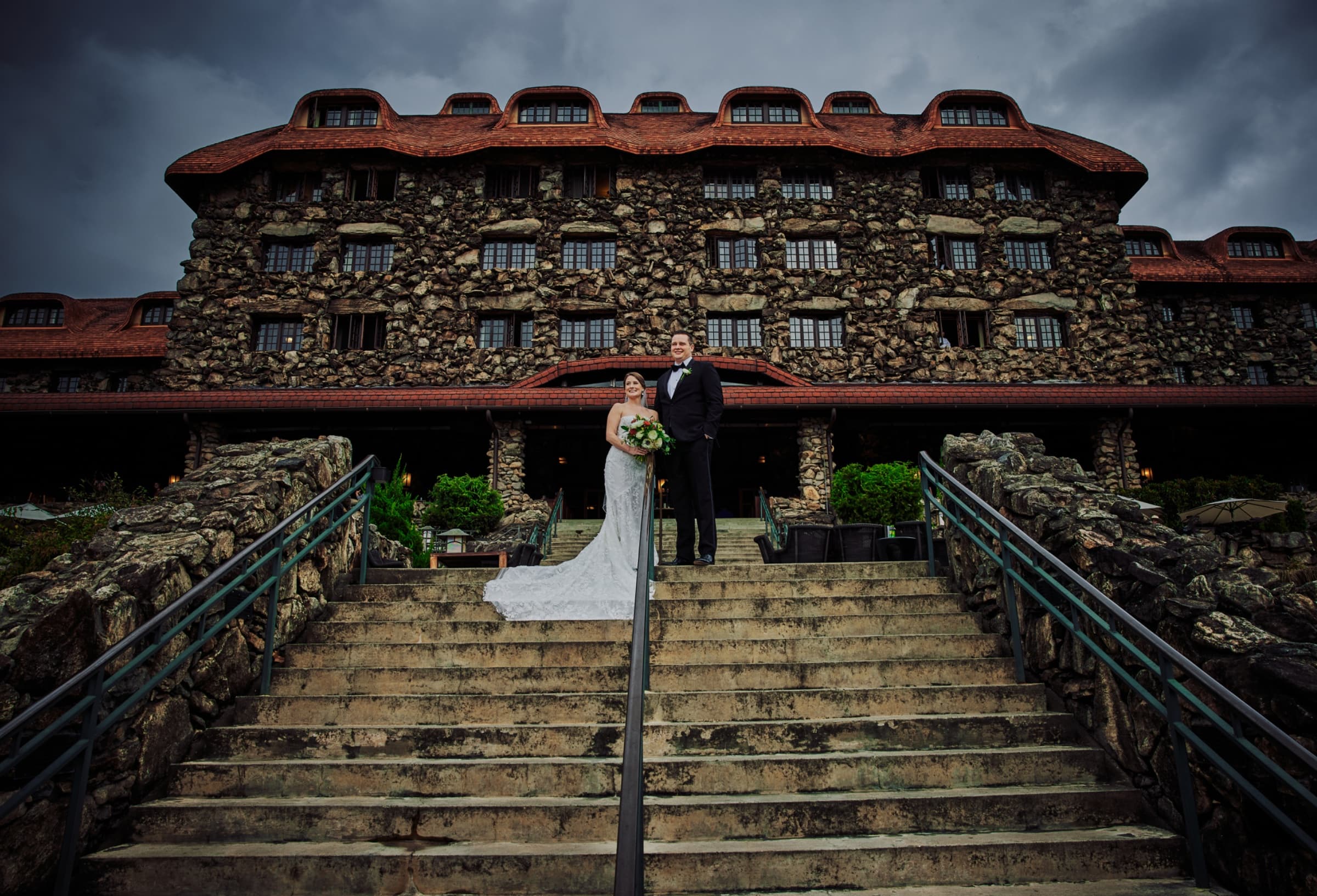 The Omni Grove Park Inn wedding venue in Asheville